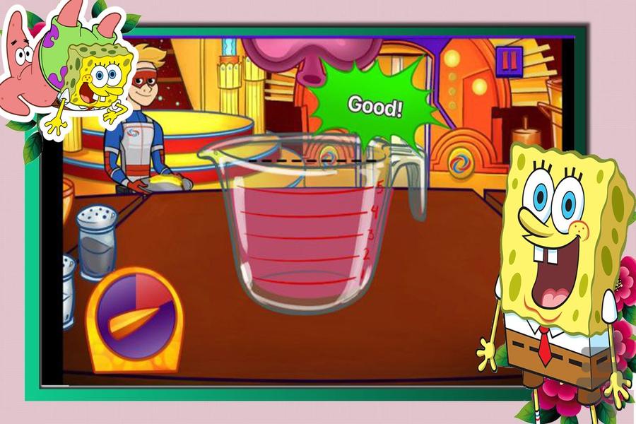 بازی بابسفنجی سر آشپز - Gameplay image of android game