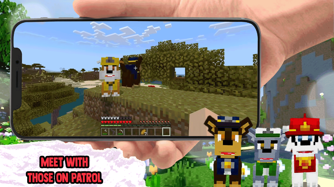 Paw Patrol Dog for MCPE - Image screenshot of android app