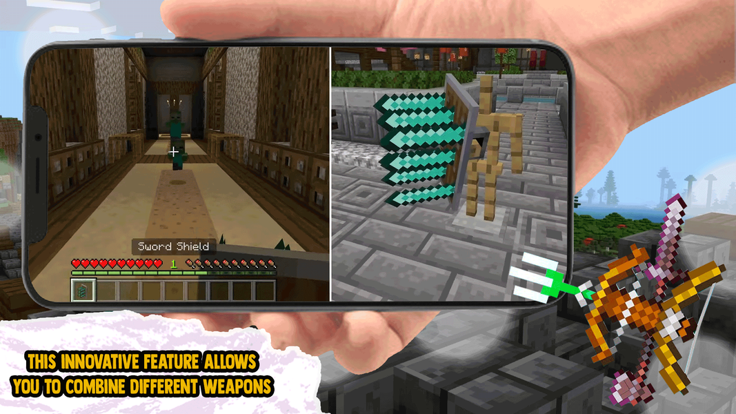 Weapon Combiner Mod for MCPE - Image screenshot of android app