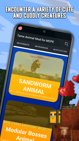 Tame Animal Mod for MCPE - Image screenshot of android app