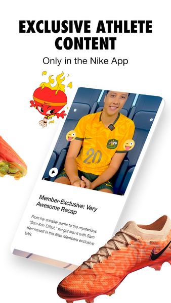 Nike: Shoes, Apparel & Stories - Image screenshot of android app