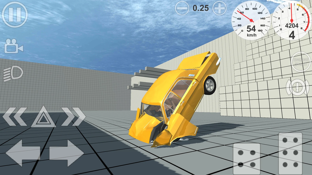 Not Simple Car Crash - Gameplay image of android game