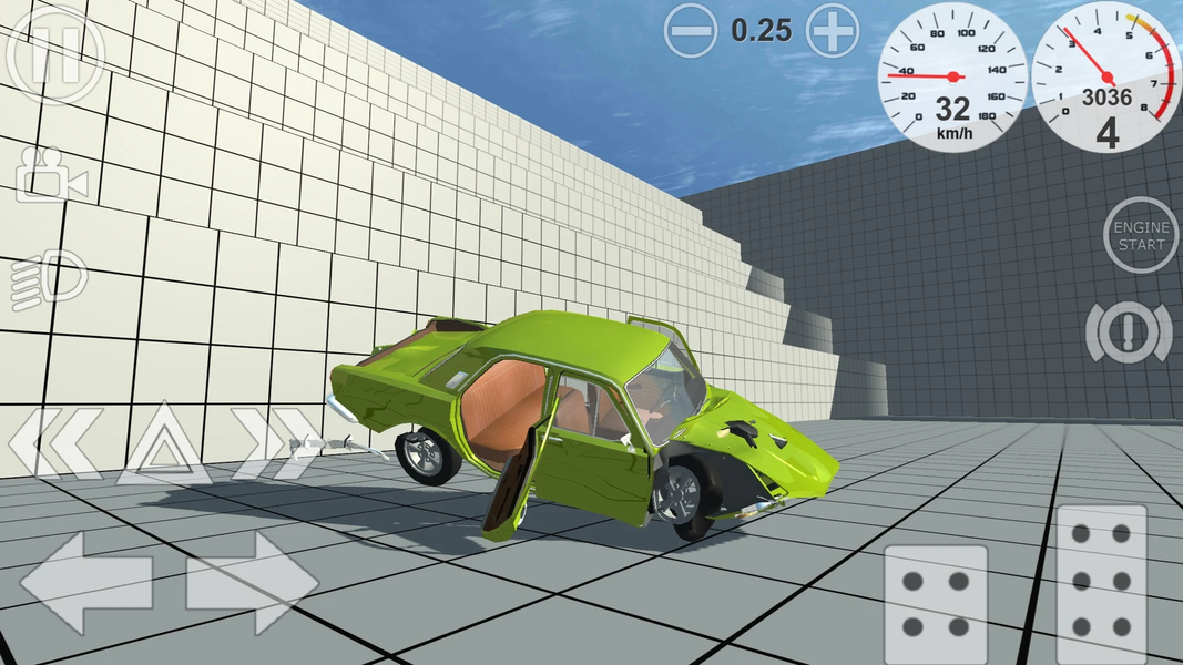 Not Simple Car Crash - Gameplay image of android game