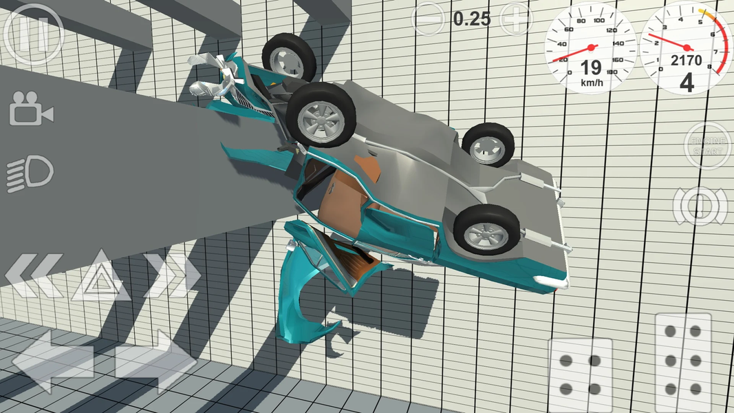 Not Simple Car Crash - Gameplay image of android game