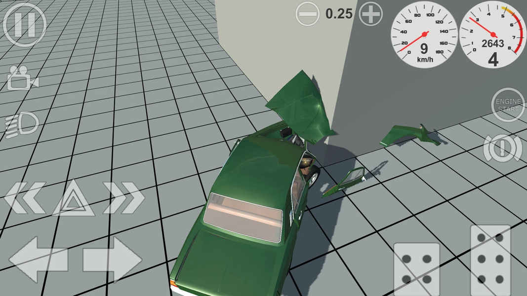Not Simple Car Crash - Gameplay image of android game