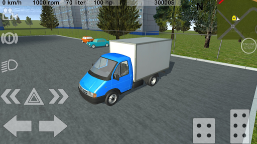 Russian Light Truck Simulator - Gameplay image of android game