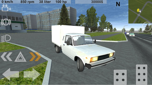 Russian Light Truck Simulator - Gameplay image of android game