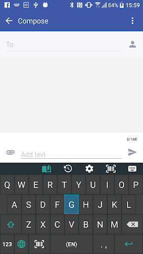 Barcode & QR code Keyboard - Image screenshot of android app