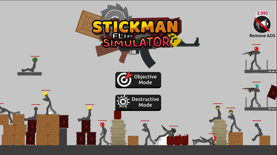 Stickman Flip Simulator - عکس برنامه موبایلی اندروید