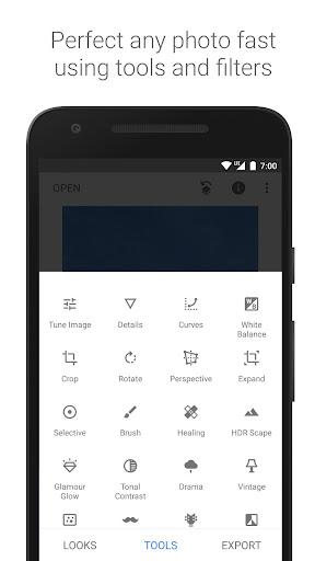 Snapseed – ویرایشگر عکس اسنپ سید - Image screenshot of android app