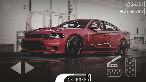 Racer king Dodge Charger SRT - Gameplay image of android game