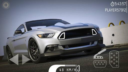 Muscle Mustang Drift & Drag - Gameplay image of android game