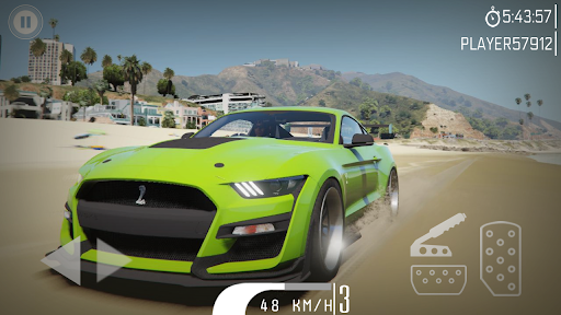 Muscle Mustang Drift & Drag - Gameplay image of android game