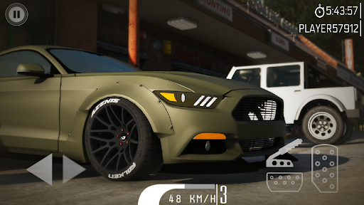 Muscle Mustang Drift & Drag - Gameplay image of android game