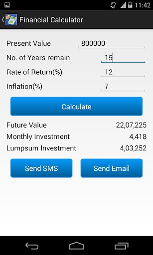 Financial Calculator - Image screenshot of android app