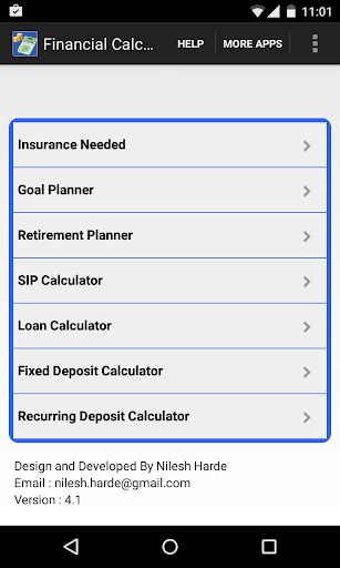 Financial Calculator - Image screenshot of android app