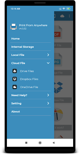 Print From Anywhere - عکس برنامه موبایلی اندروید