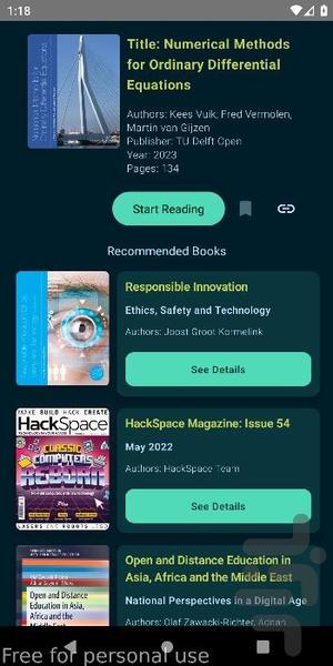 Open Books Downloader - Image screenshot of android app