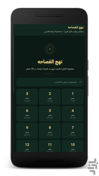 نهج الفصاحه | سخنان پیامبر (ص) - عکس برنامه موبایلی اندروید