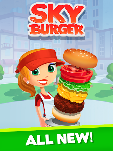 Sky Burger 🍔 Endless Hamburge - عکس بازی موبایلی اندروید