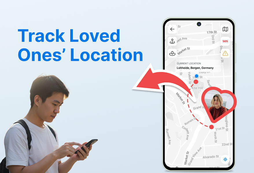 GPS Location & Phone Tracker - Image screenshot of android app