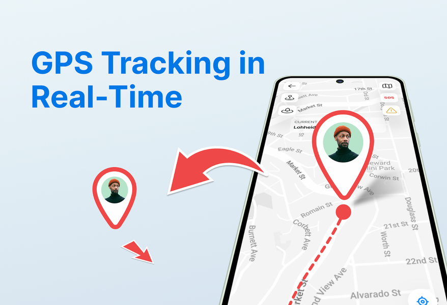 GPS Location & Phone Tracker - Image screenshot of android app