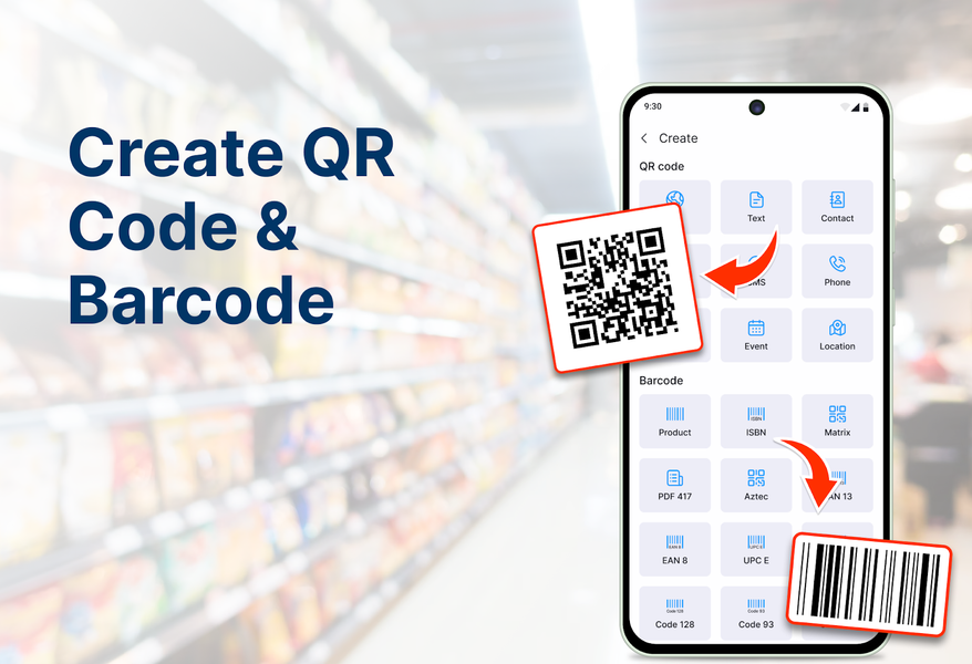 QR Code & Barcode Scanner - عکس برنامه موبایلی اندروید