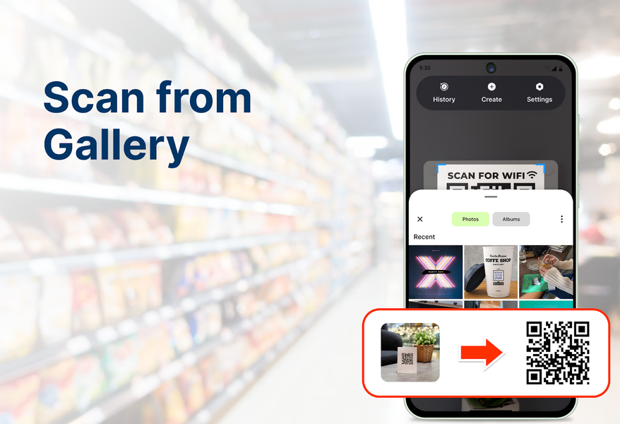 QR Code & Barcode Scanner - عکس برنامه موبایلی اندروید