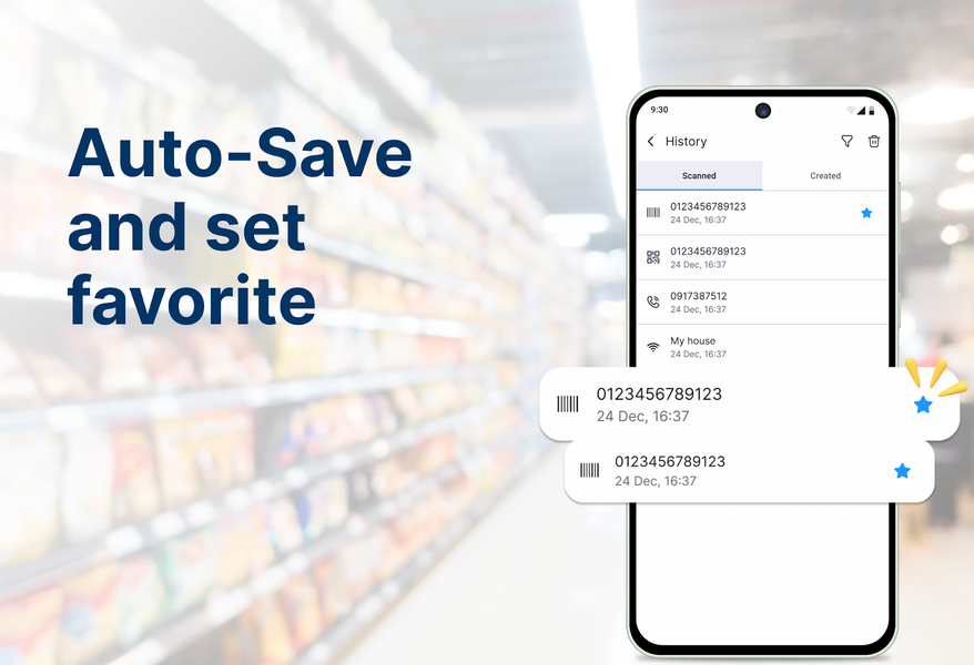 QR Code & Barcode Scanner - عکس برنامه موبایلی اندروید
