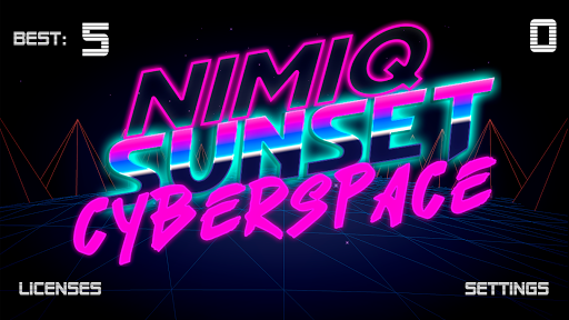 Nimiq Sunset Cyberspace - Gameplay image of android game