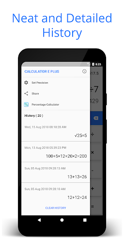 Calculator E Plus - عکس برنامه موبایلی اندروید