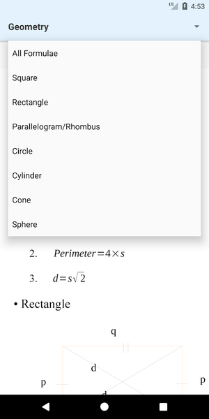 Formulas Plus - Image screenshot of android app
