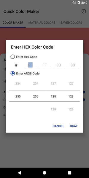 Quick Color Code Finder - Image screenshot of android app