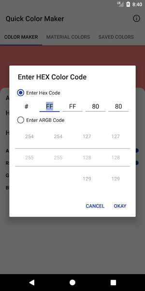 Quick Color Code Finder - عکس برنامه موبایلی اندروید