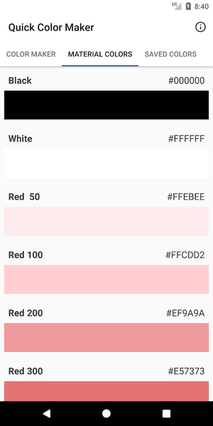 Quick Color Code Finder - Image screenshot of android app