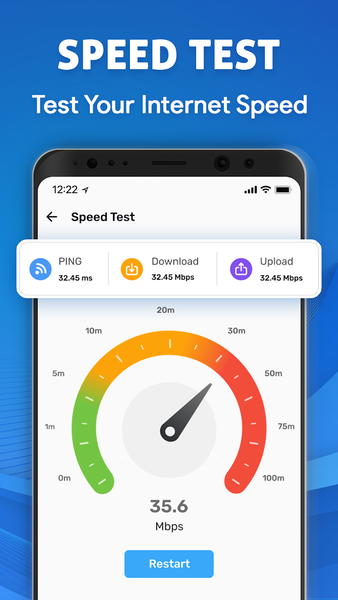 Wifi Analyzer and Speed Tester - عکس برنامه موبایلی اندروید