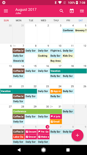 Nine - Email & Calendar - عکس برنامه موبایلی اندروید