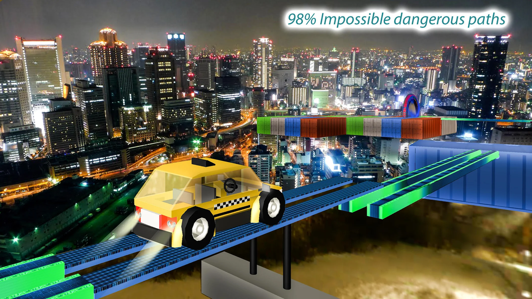 Impossible car stunt driver ۲۰ - عکس بازی موبایلی اندروید