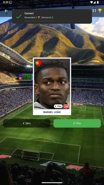 Football Collection 2025 - Gameplay image of android game