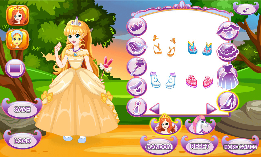 White Horse Princess Dress Up - عکس بازی موبایلی اندروید