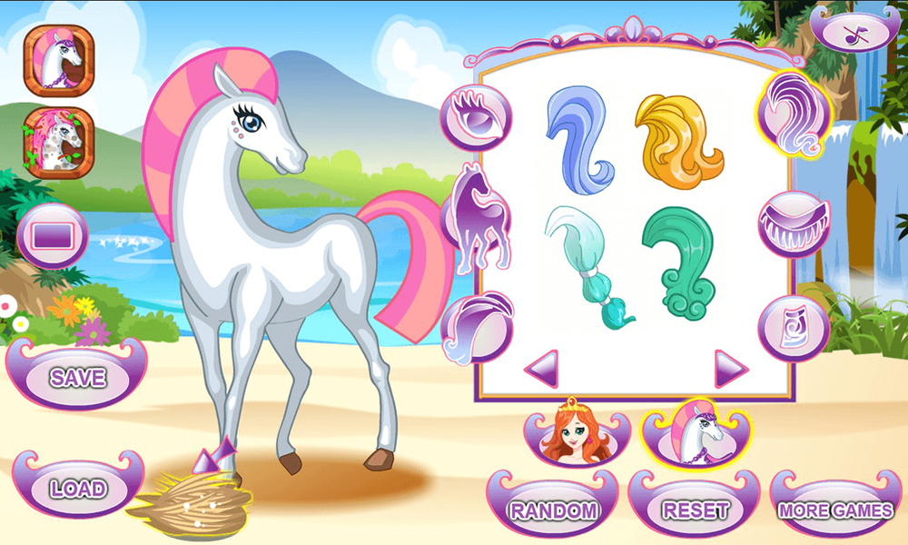 White Horse Princess Dress Up - عکس بازی موبایلی اندروید