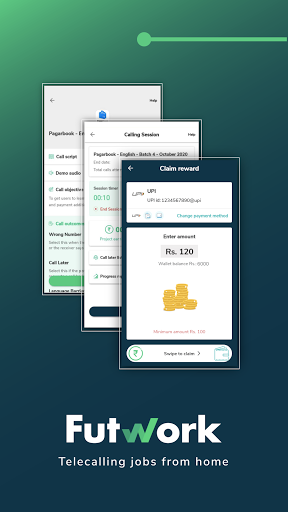 Futwork - Work from home jobs - Image screenshot of android app