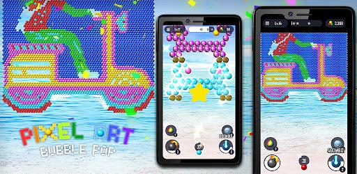 Bubble Pop - Pixel Art Blast - عکس بازی موبایلی اندروید