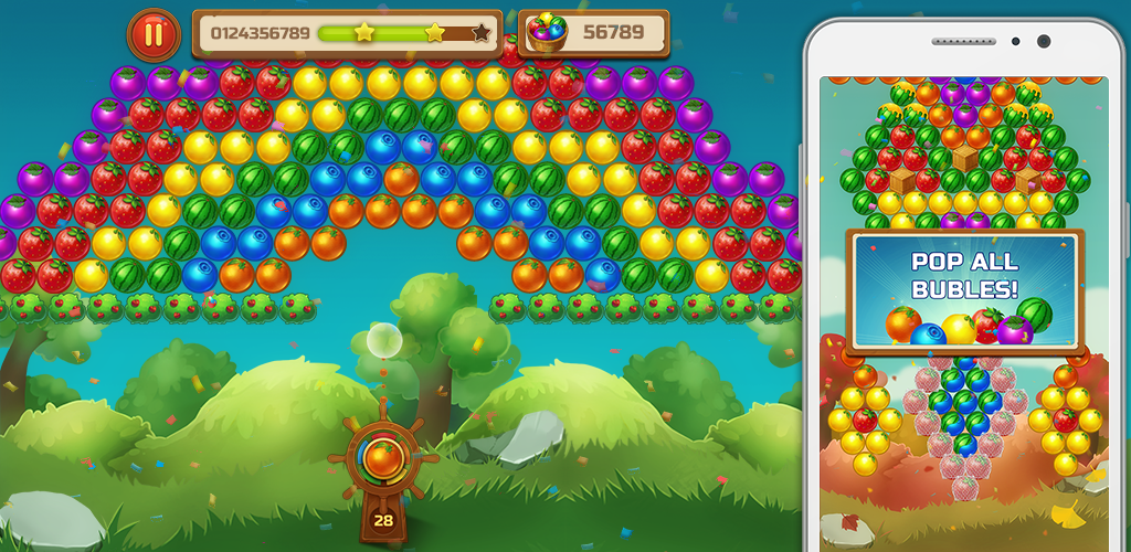 Bubble Shooter Fruits-BlastPop - عکس بازی موبایلی اندروید