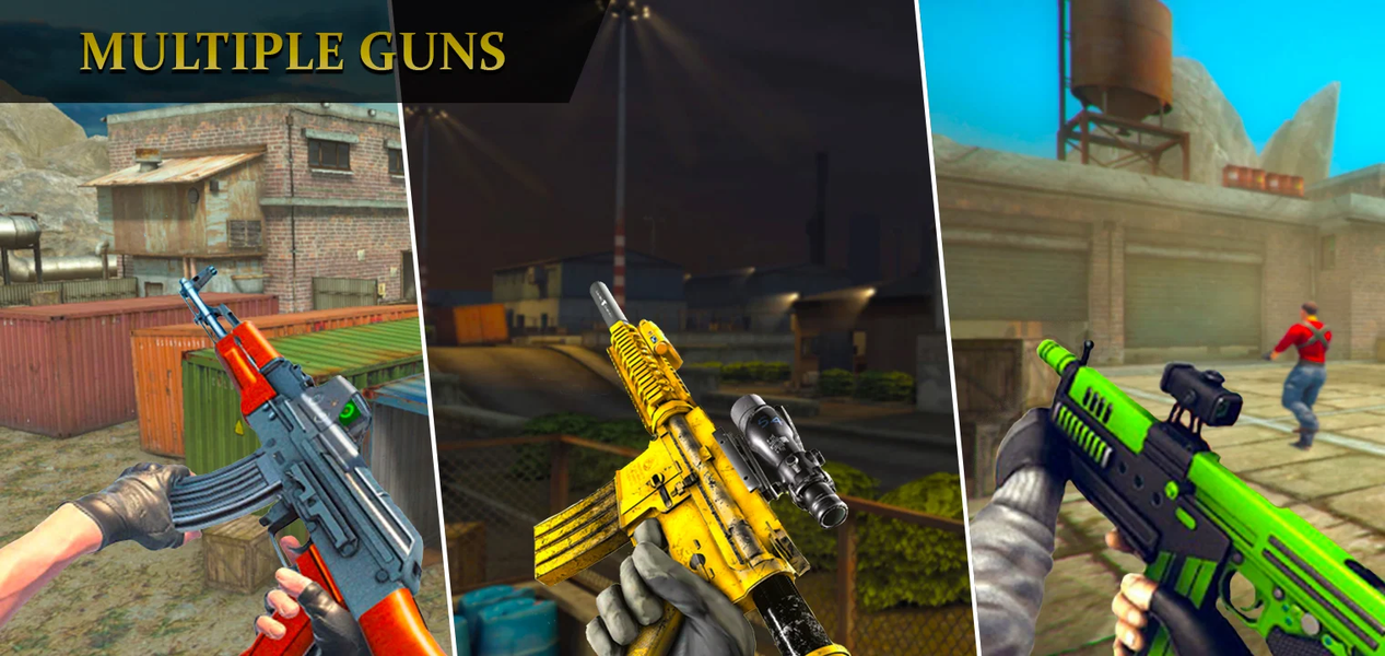 Gun Shooing Games Strike - عکس بازی موبایلی اندروید