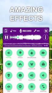 Voice changer sound effects – تغییر صدا - عکس برنامه موبایلی اندروید