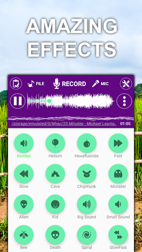 Voice changer sound effects – تغییر صدا - Image screenshot of android app