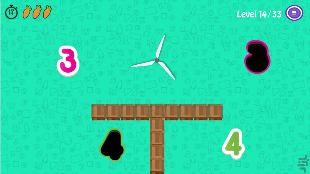 Niniar-English Learning Game 4 kids - Gameplay image of android game