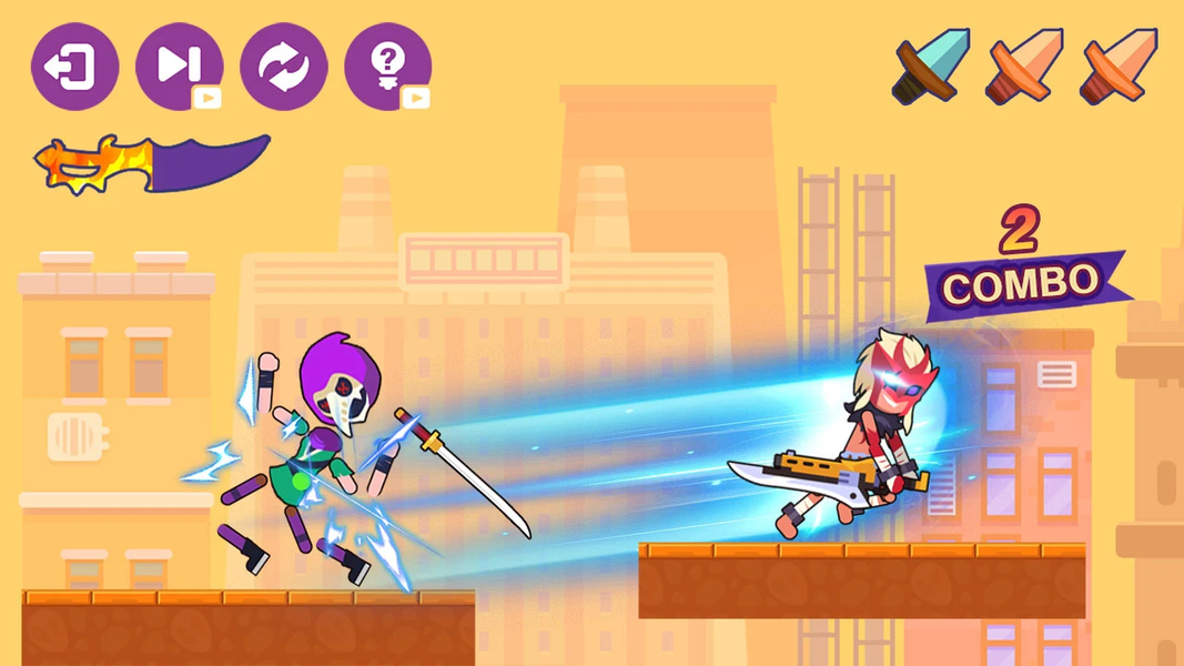 Samurai Dash-Fast Hit - Gameplay image of android game