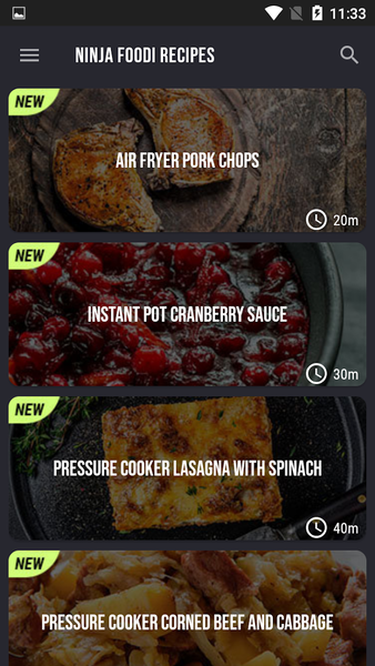 Ninja Foodi Recipes - Image screenshot of android app